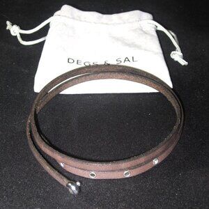 Degs & Sal Leather Wrap Bracelet